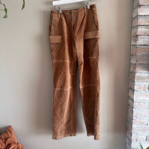 MAGARET GODFREY‎ Suede Cargo Pants